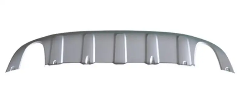 ABS передний+ задний бампер диффузор протектор Защита опорная плита для VOLVO XC60 2009 2010 2011 2012 2013 по EMS - Цвет: Rear abs