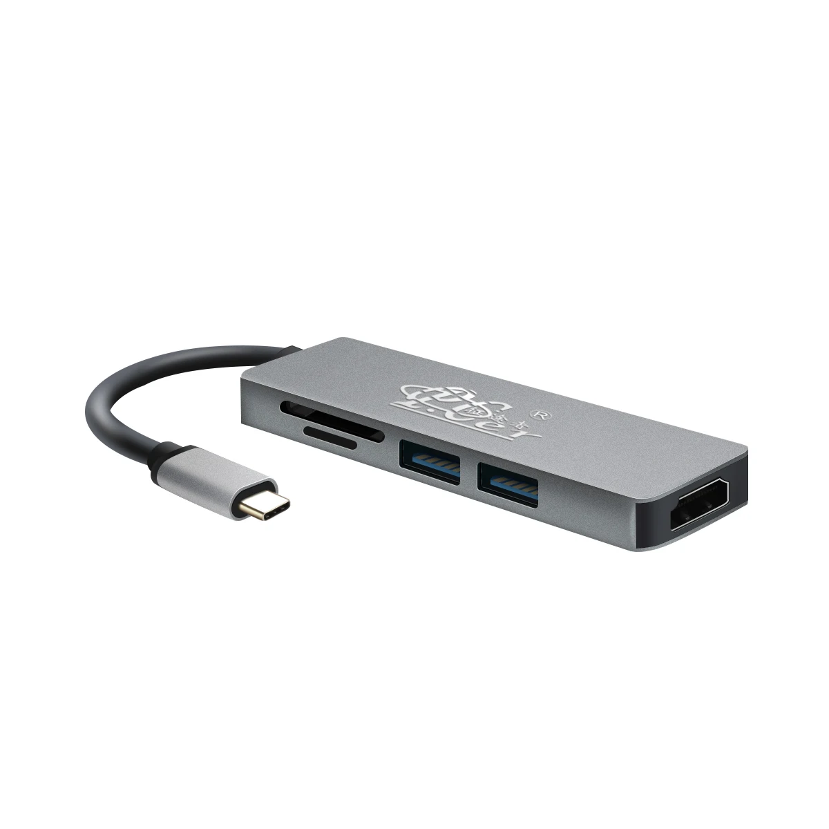PCER USB C концентраторы адаптер док станция для ноутбука ключ к HDMI VGA PD SD TF карта