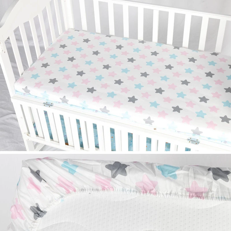 Drap De Lit De Bebe 100 Coton Drap Housse De Protection De Matelas De Bebe Doux Dessin Anime Nouveau Ne Aliexpress
