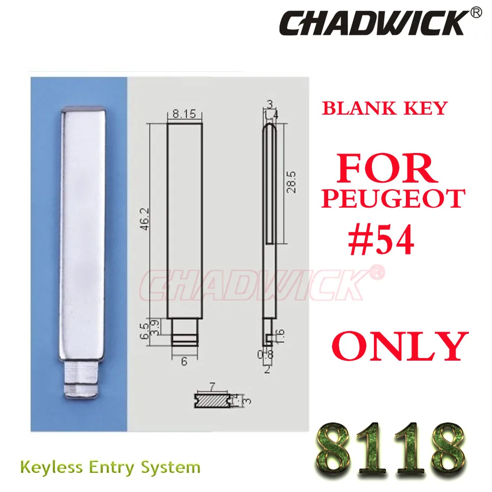 Us 24 99 10 Off Flip Key Keyless Entry For Peugeot 307 308 Car Remote Central Door Lock Vehicle Locking Chadwick 8118 Fold Key With Groove New In