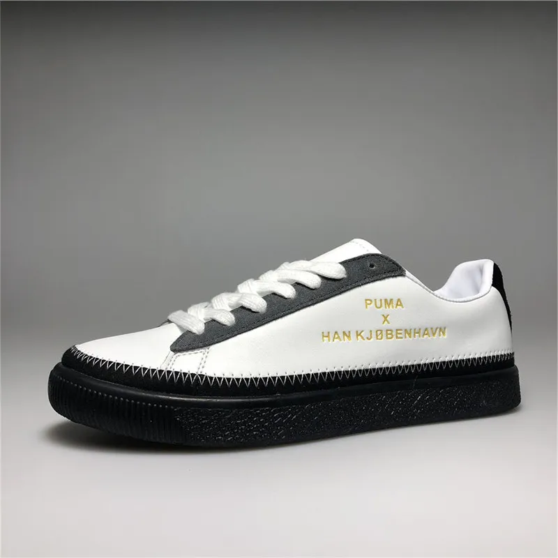 mobil automatisk ejendom Puma shoes PUMA x Han Copenhagen Co-branded couples shoes white black and  white brown size36-44 _ - AliExpress Mobile