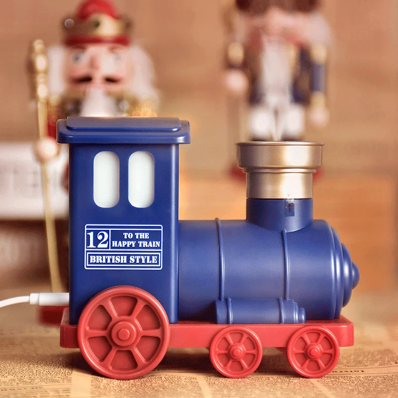 

Ultrasonic Mist Maker Fogger Train Look USB Ultrasonic Air Humidifier Diffuser Christmas present
