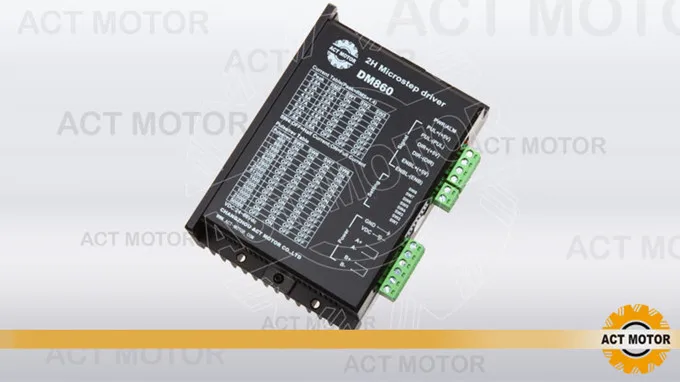 

Top Quality! ACT Stepper Motor Driver DM860 80V 7.8A 256Microsteps for Nema34 Stepper Motor CNC Router Mill Engraving Printer