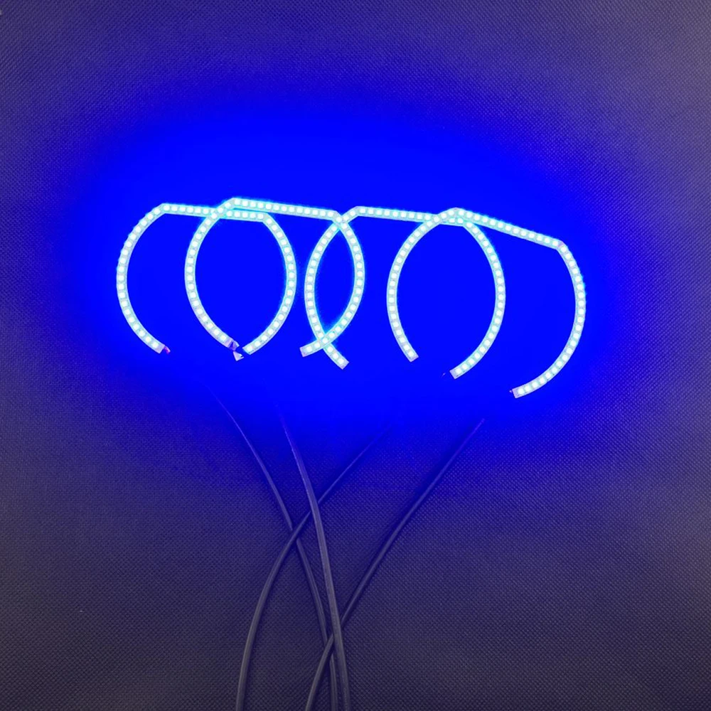 Подкова 5050 RGB led SMD ангельские глазки Halo кольца огни для BMW F30 E90 E92 M3 M4 фары|light for