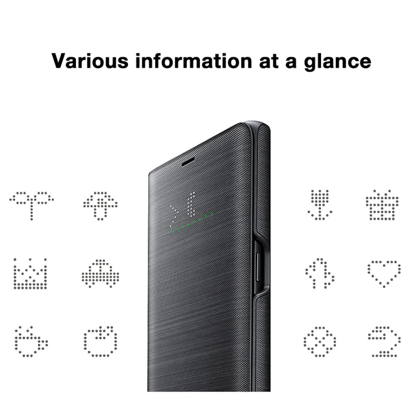 Samsung Original LED Cover Protection Cover Phone Case For Samsung Galaxy Note 9 Note9 SM-N9600 + Sleep Function Card Pocket (1)