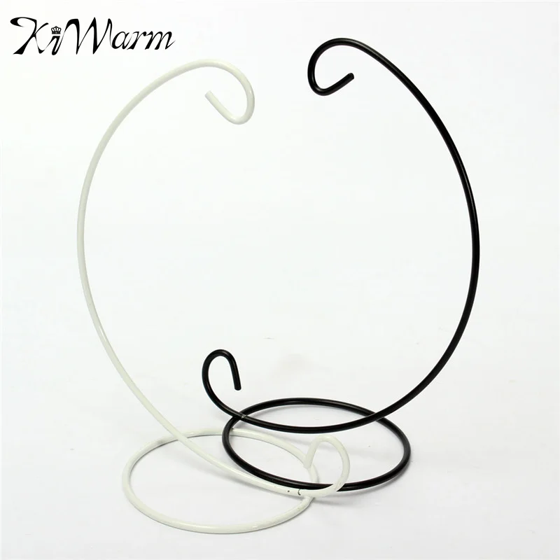 

Newest 1Pcs Semicircle Iron Shelf Micro Landscape Bottle Glass Ball Hanging Bracket Stand Rack Hook Hanger DIY Cabin Hook