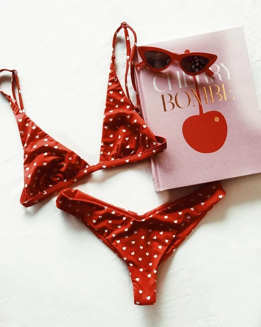 Ariel Sarah bikini Set 2019 Sexy strój kąpielowy stroje kąpielowe strój kąpielowy Kobiety czerwony Bikinis Heart Print plaża Wear Maillot de Bain Femme tanie tanio Niska talia Wire Free Floral Print K250 Polyester Terylene Pasuje do rozmiaru Weź swój normalny rozmiar Bikinis Set S M L Ariel Sarah bikini Set 2019 Sexy strój kąpielowy stroje kąpielowe strój kąpielowy Kobiety czerwony Bikinis Heart Print plaża Wear Maillot de Bain Femme tanie tanio Niska talia Wire Free Floral Print K250 Polyester Terylene Pasuje do rozmiaru Weź swój normalny rozmiar Bikinis Set S M L