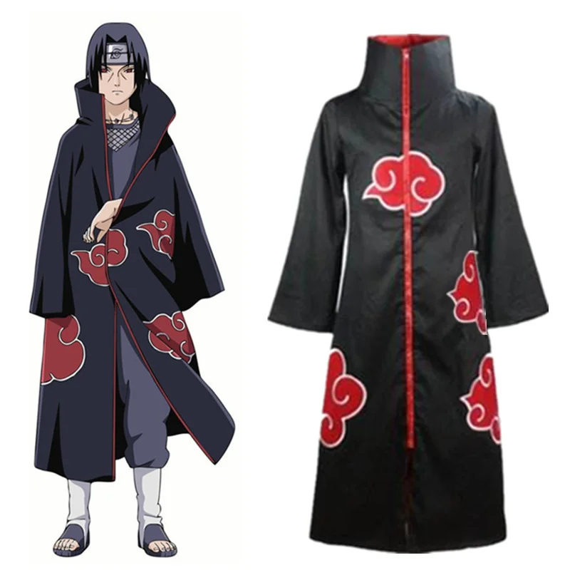 Uchiha Itachi Akatsuki cosplay costumes cloak Japanese anime NARUTO clothin...