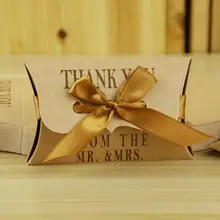 100 шт/партия бумага для поделок в стиле ретро конфетная коробка "спасибо" стиль подушки