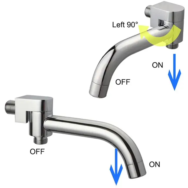 2 Function SWIVEL Bathtub Shower Diverter Spout TAP FAUCET Filler