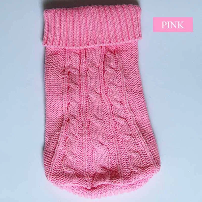 2016 Designer Pet Clothes Turtleneck Small Dog Sweater Winter Apparel for Chihuahua Pure Color Classic Pet Cat Dog Costume Wholesale7