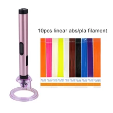 3d pen drawing with USB cable 4X generation rose pink 3d school kawaii color scribble painting pen color personalized doodler