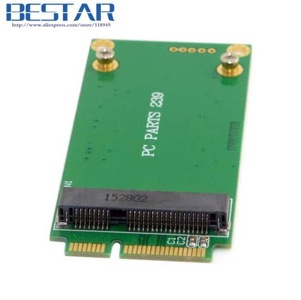 Адаптер mSATA 3x5 см на 3x7 Mini PCI e SATA SSD для Asus Eee PC 1000 S101 900 901 900A T91| |