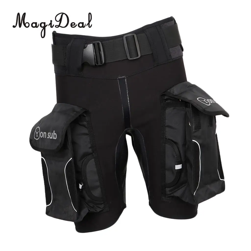 Technical Scuba Diving Neoprene Wetsuit Shorts & Pockets Snorkeling Fishing Kayaking Canoe Surfing Swimming Beach Short Pants