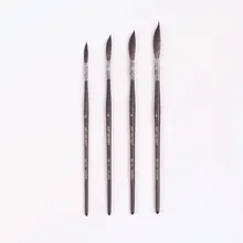 Высокое качество одна деталь 688DS Акварельная краска художественная Живопись принадлежности белка волосы деревянная ручка кисти