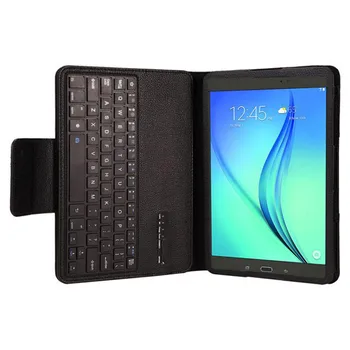 

Bluetooth Keyboard For Samsung Galaxy Tab A 9.7 T550 Bluetooth Keyboard Leather Case Stand Keyboards Drop Shipping l27#2