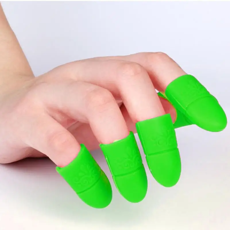 

10PC Silica gel Nail polish Soak Off Clips caps Set 3 Color choice UV Gel Nail Polish Remover Wrap Tool nail soakers C604