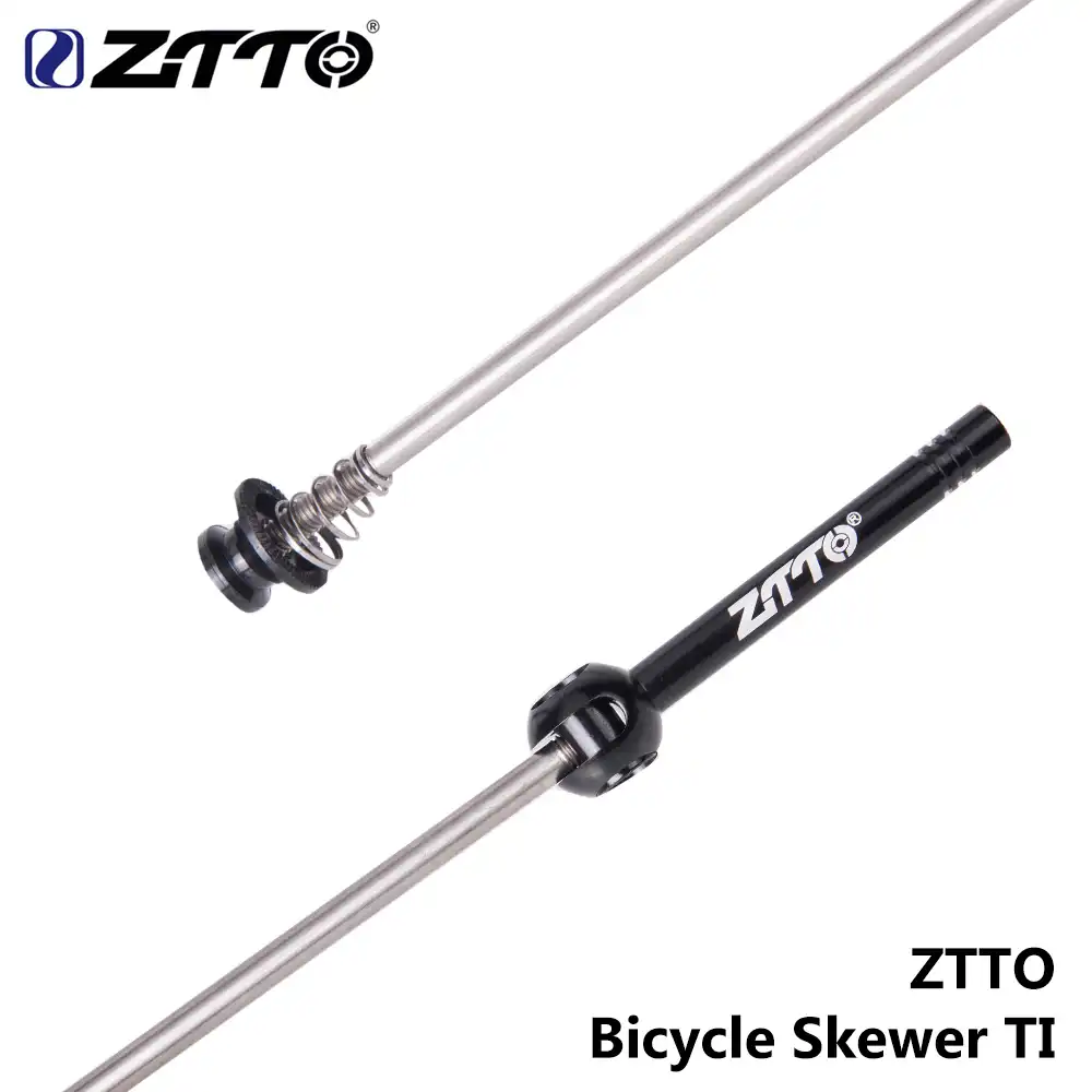 Pair ZTTO MTB Road Bike QR Ti Skewers Ultralight Quick Release 100 135 Hub Black