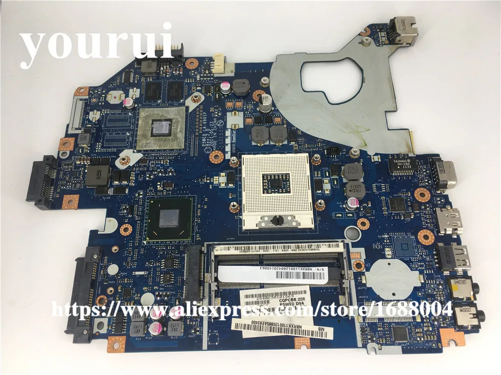 Для acer Aspire 5750 5750g 5755g 5755 5350 NBRXK11001 NB. RXK11.001 LA-6901P материнская плата для ноутбука, протестированная материнская плата