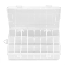Lixada портативный прозрачный пластиковый ящик для рыболовных снастей Органайзер, контейнер для хранения с регулируемые разделители 36 сетки для Pesca