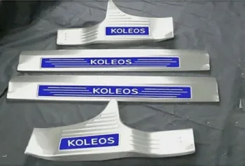 

KOLEOS 2017 Davanzale Del Portello Piatto Dello Piatto Dello Scuff Pedale Benvenuto In Acciaio Inox Car Styling Accessori