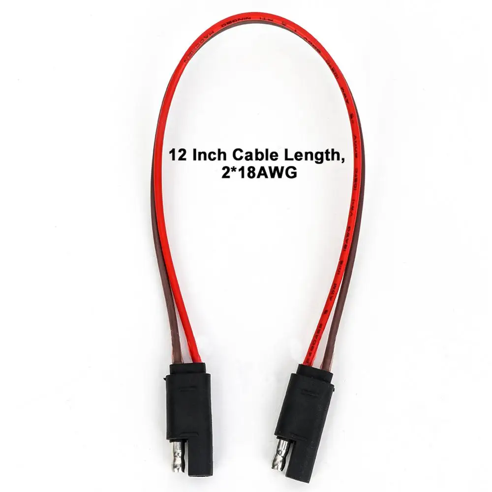 Tirol T25553a Штекерный провод прицепа 2 Pin 12 ”удлинитель 2*18 AWG кабель Американский