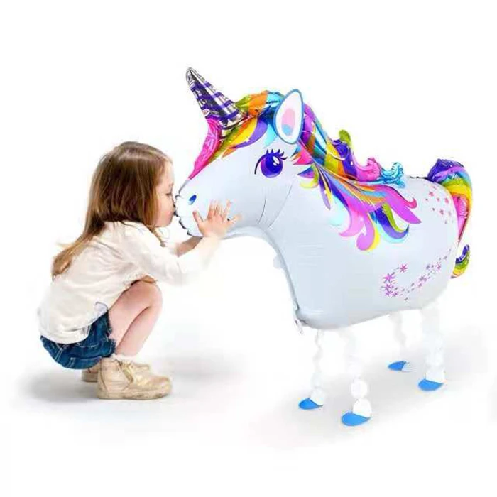 

1 PCS Unicorn Party Balloon Birthday Party Decorations Kids Walking Unicorn Balloons For Children's Party Unicorn Party