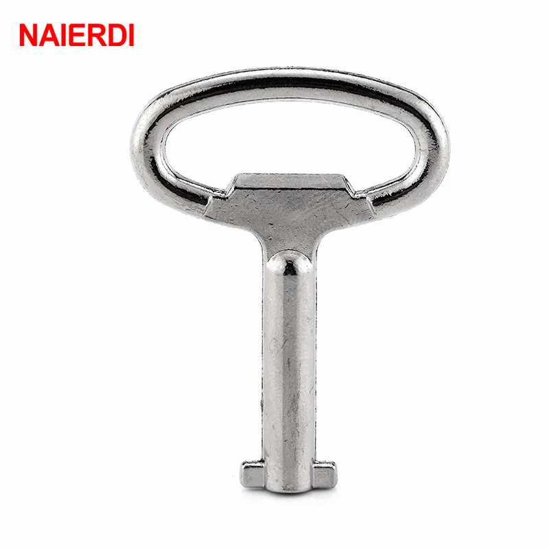 

NAIERDI Universal Straight Socket Spanner Key 52mm Length For Panel Lock Distribution Box Cabinet Locks Furniture Hardware