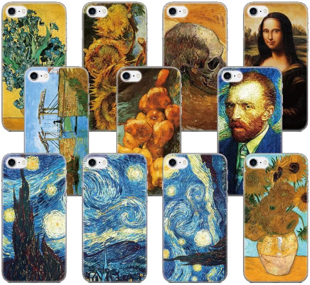 

Vincent Van Gogh TPU Phone Case For LG Nexus 5X Q6 Q7 V30 V40 V50 G6 G7 G8 ThinQ K11 K10 K9 K8 2018 X Power 2 3 Stylo 4 5 Cover