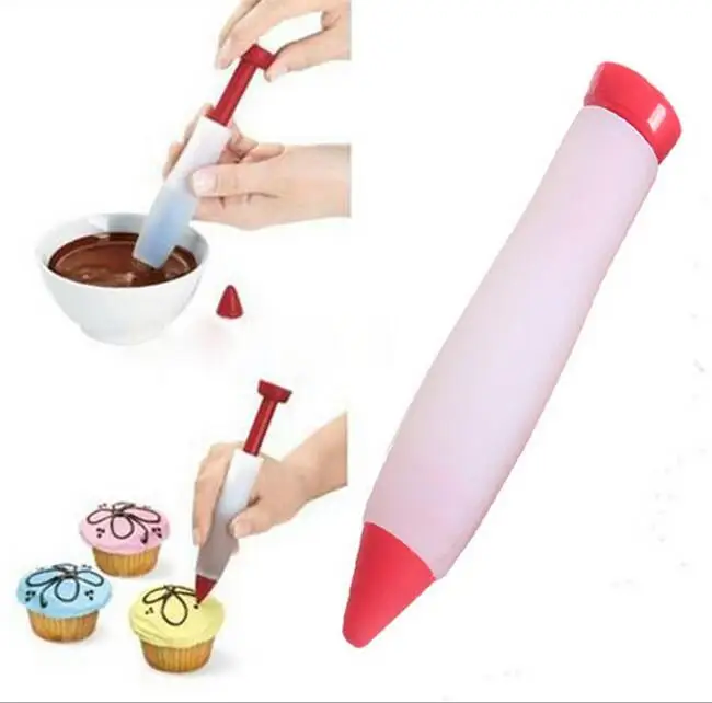 Инструменты для выпечки, силиконовый шоколад, сдавливаемый соус, торт письменная ручка, Доильная ручка, украшения торта
