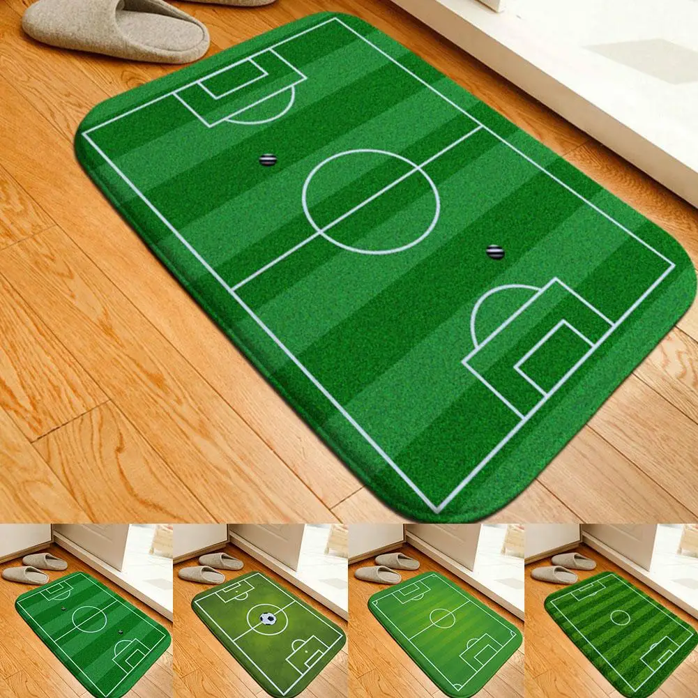 Anti Skid Entry Doormat Bedroom World Cup Football Field Ground