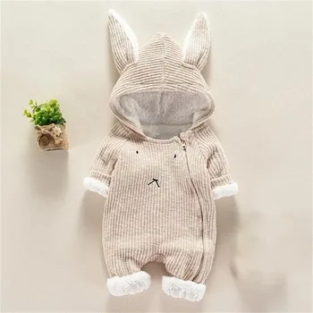 

Newborn Infant Baby Boy Girl Cartoon Hooded 3D Ear Romper Jumpsuit Clothes