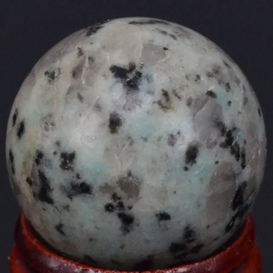 

(1.2") 30MM Natural Green Blue Jade Sphere Crystal Globe Ball Chakra Healing Reiki Stone Carving Crafts,Minerals