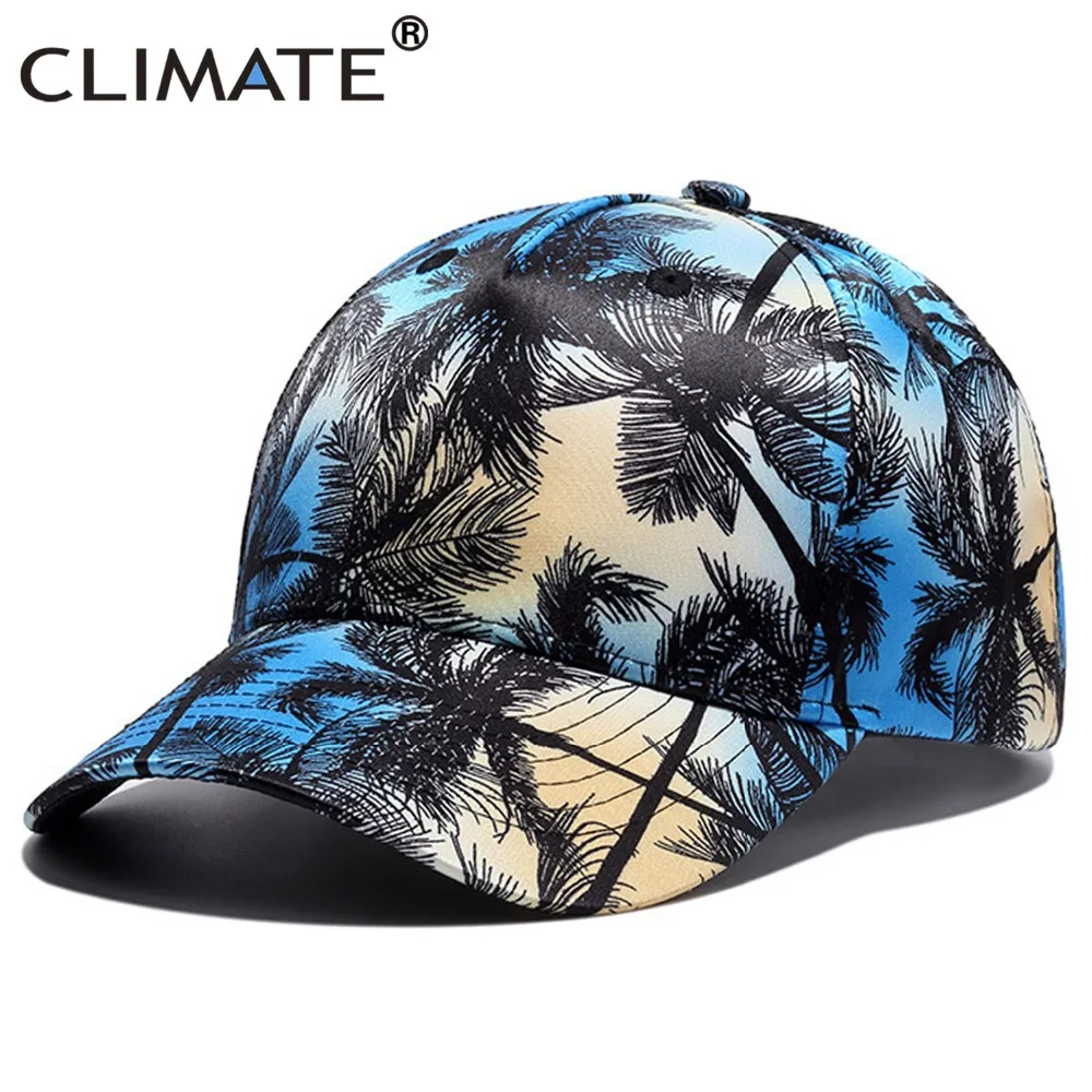 Бейсбольные кепки для мужчин и женщин, кепки в стиле хип-хоп, кепки для дальнобойщиков, кокосовый песочный пляж, 3d-принт, кепки для отдыха, сетчатая шапка для мужчин и женщин