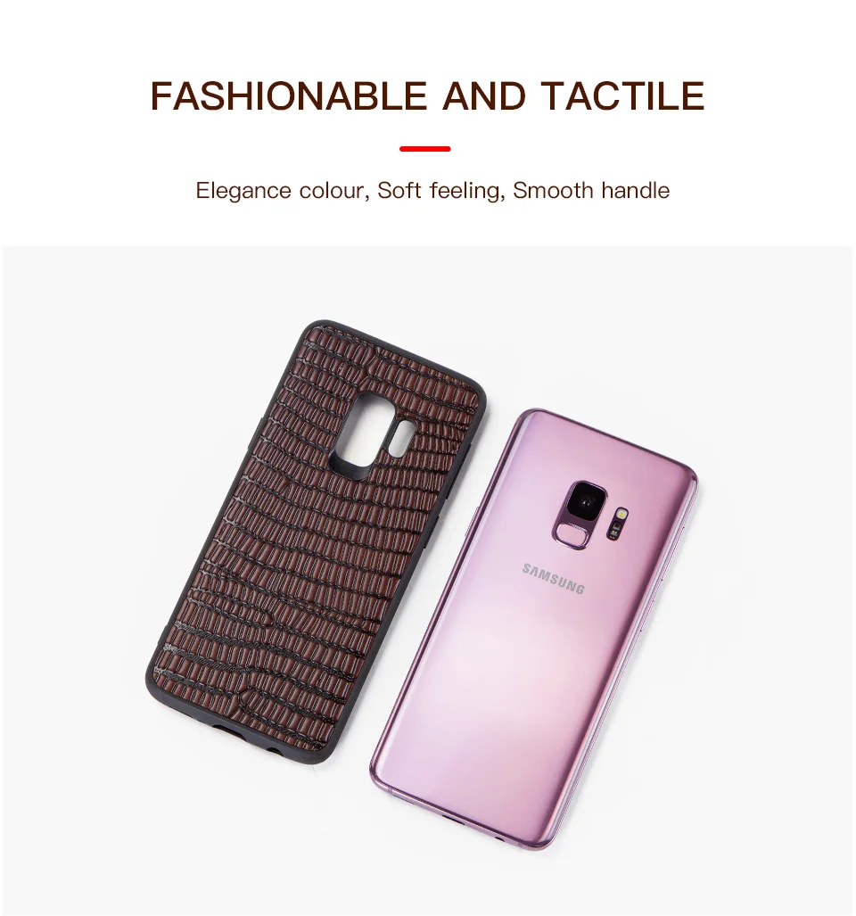 Роскошный тонкий чехол из натуральной кожи для samsung Galaxy S9, чехол для телефона, Силиконовый противоударный чехол для samsung S9