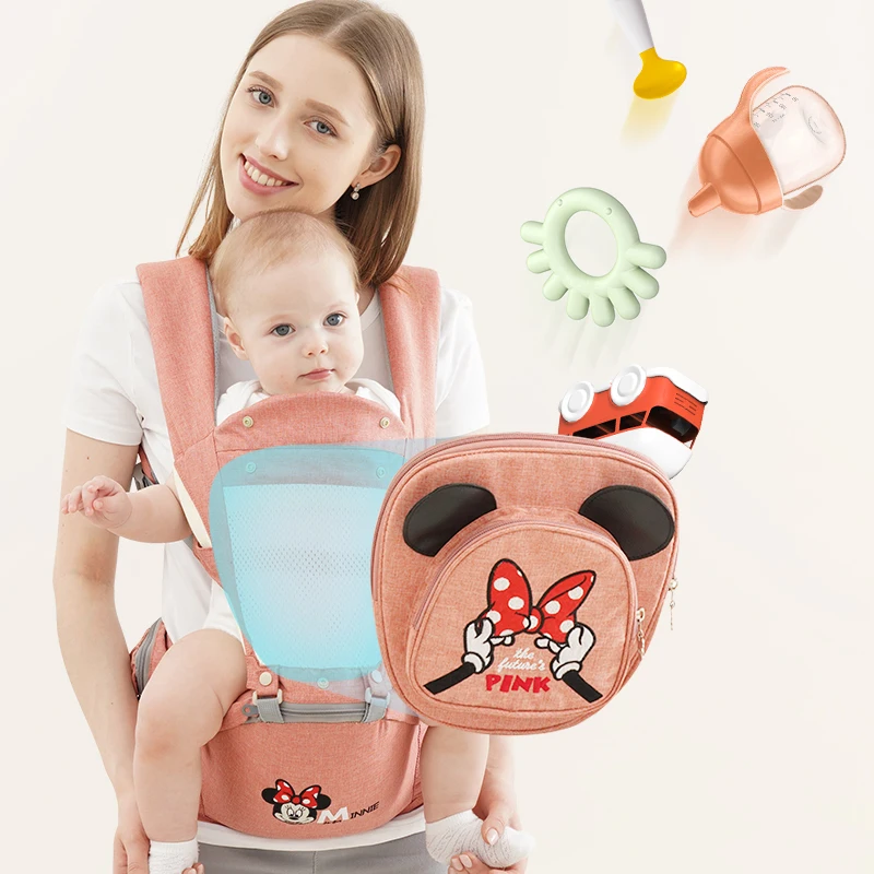 

Disney Breathable Multifunctional Front Facing Baby Carrier Infant Baby Sling Backpack Pouch Wrap Disney Accessories