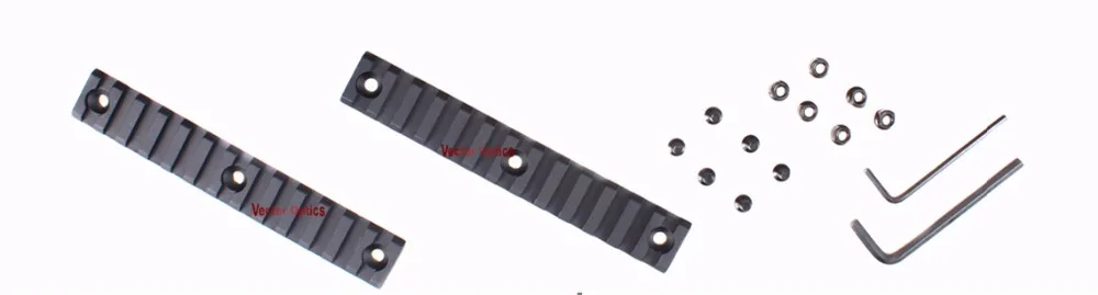 Векторная Оптика Тактический KeyMod 16 5 дюймов Бесплатный Поплавок Handguard Picatinny рейку