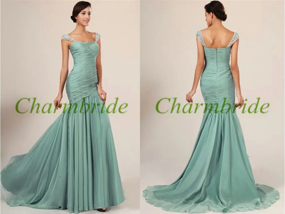 Long Chiffon Bridesmaid Dresses With Beaded Straps Elegant Women Long Chiffon Bridesmaid Dresses With Beaded Straps Elegant Women Gowns For Wedding Party Unique Maid Of Honor Dress Hot In From Weddings