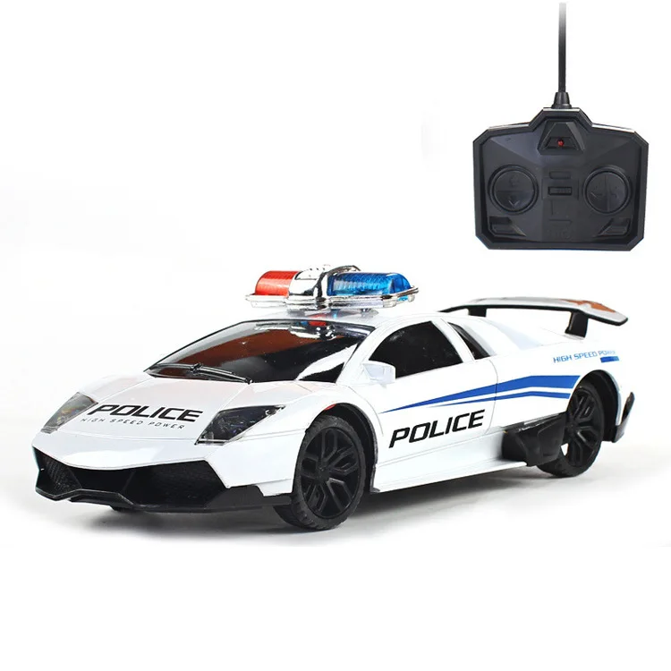 

RC Police Racing Car 1:24 1/24 Remote Control simulation Cars 4 channels for Boys Light Kids Children Toys