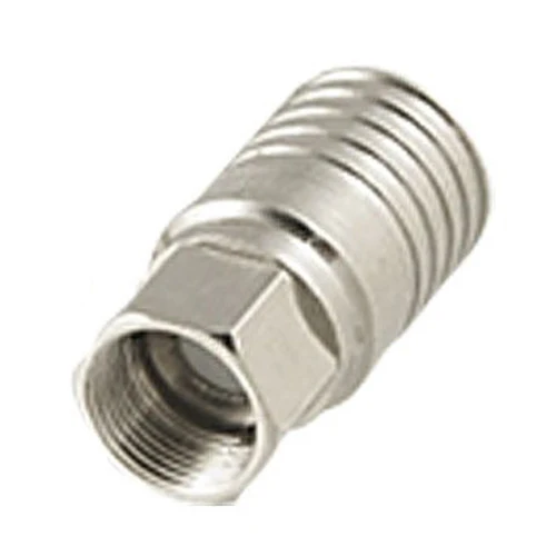 IMC Hot 5 Pcs Silver Tone Crimp Type F Connector for RG11 Cable Ztpqv