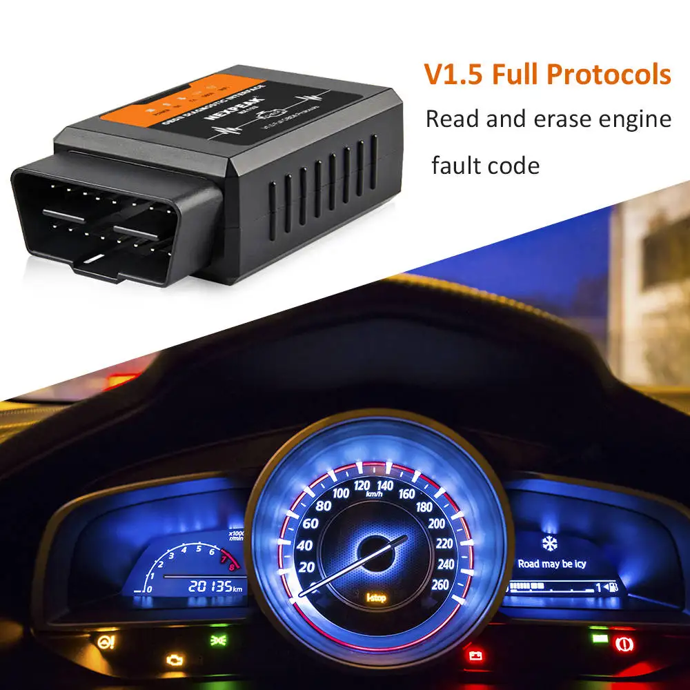 自動車診断ツール Obd2ソケット Elm327 V1 5 Wifi Pic18f25k80 Iphone Ios用 バージョン327 Code Readers Scan Tools Aliexpress