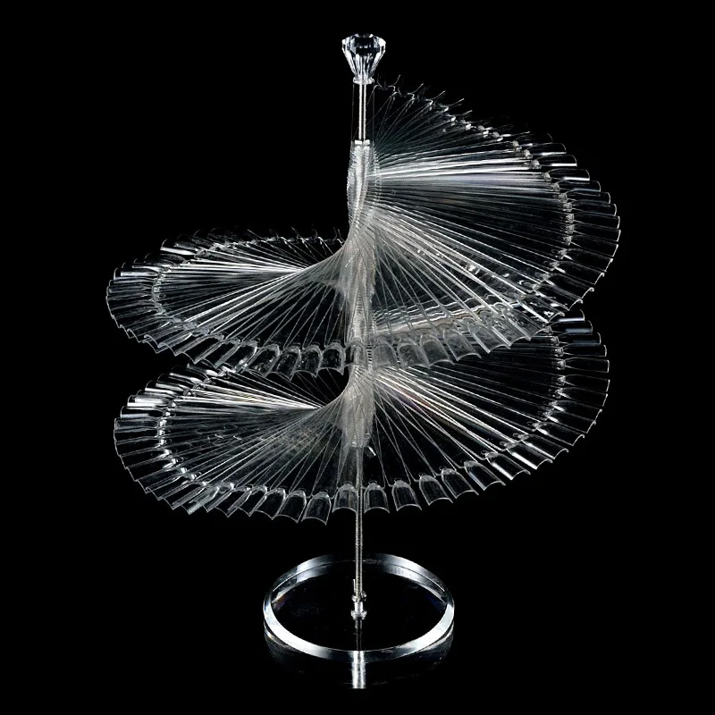 

False Nail Tips Polish Color Display Rack Spiral Stand Practice 120 Stick Showing Tool MH88