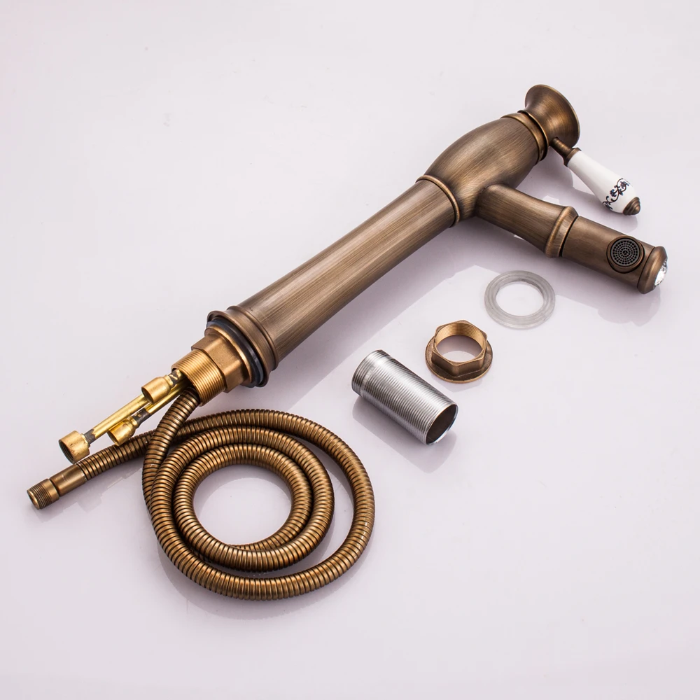 Basin Faucet Single Handle Pull Out Kitchen Tap Single Hole Handle Swivel 360 Degree Water Mixer Tap Mixer Tap Torneiras Mci8