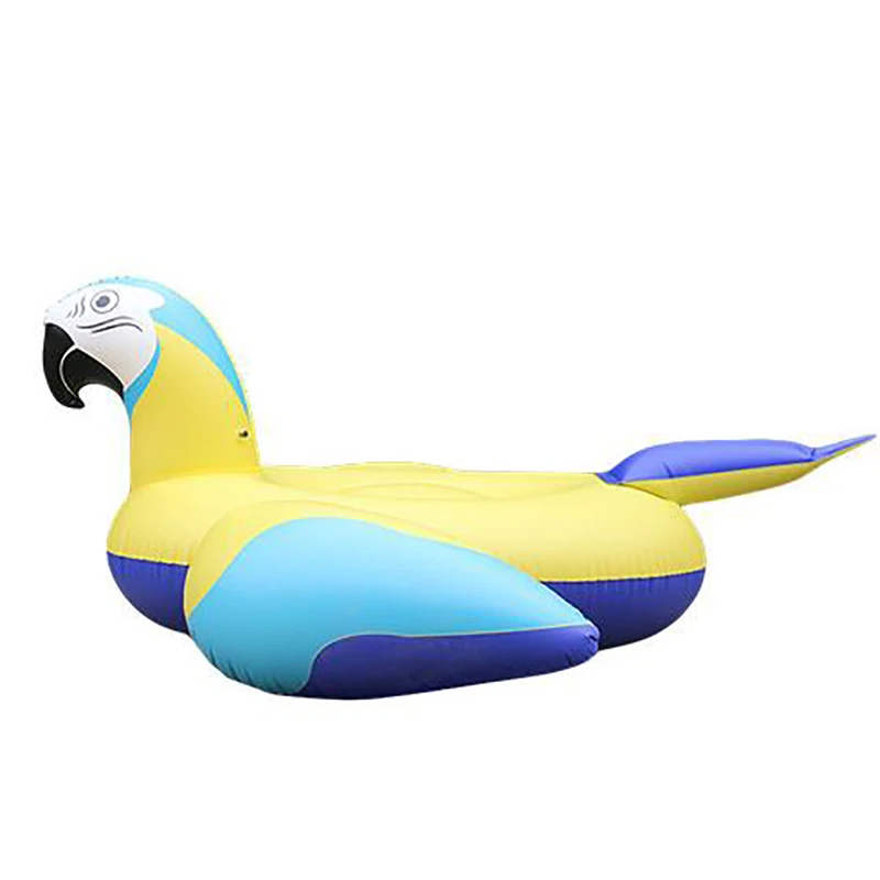 2018 Новые гигантские желтый попугай бассейна красная птица животных воды шезлонг пляжный Для летних вечеринок Забавные игрушки плавание