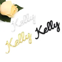 1х Персонализированные Свадебные мероприятия место имя, место установки, стол Установка, пользовательские лазерная резка имена гостей, вечерние стола