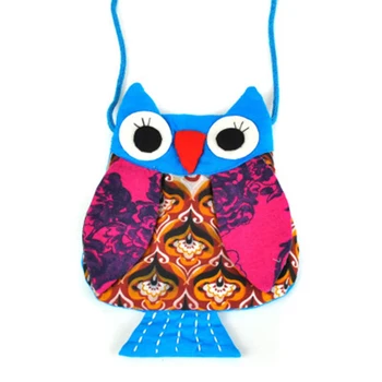 

New ethnic style cartoon animal bag wholesale slung character children's bag retro fashion small bag mini