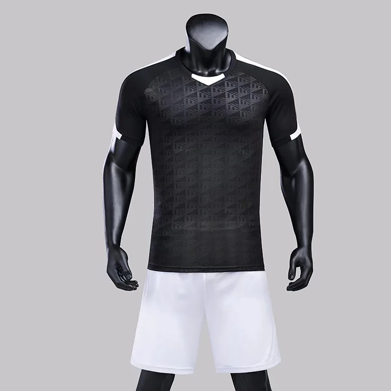 

Blank football uniform Soccer training suit football Jerseys Running sportswear set men's short-sleeved Soccer Jerseys & shorts