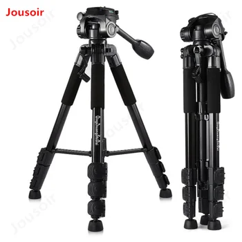 

QZSD Q111 Professional Portable Aluminum alloy Camera Tripod with Q08 Rocker Arm Ball Head for SLR Camera CD15