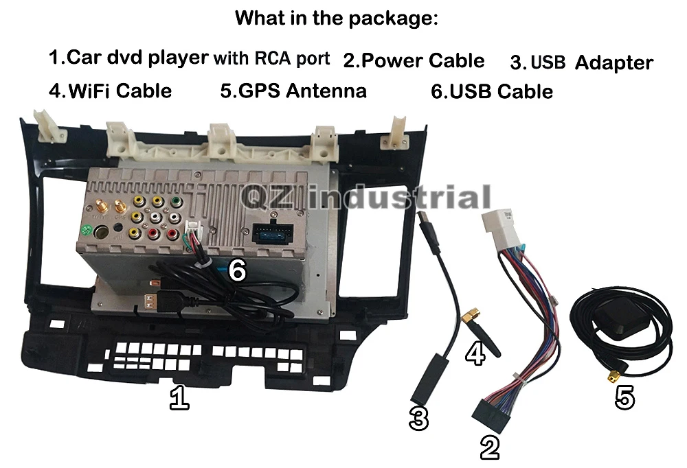 Top QZ industrial HD 10.1" Android 8.1 T3 for Mitsubishi Lancer 2008-2015 car dvd player with GPS 3G 4G WIFI Radio Navigation RDS 4