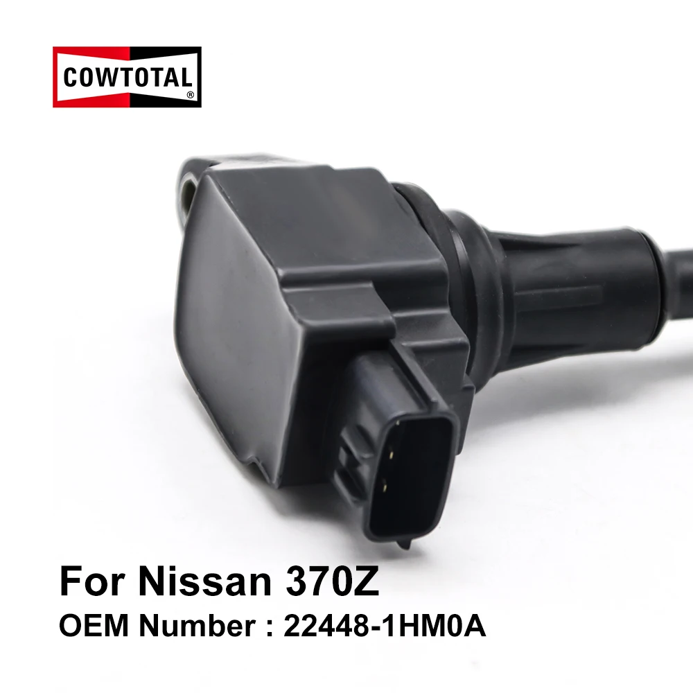 COWTOTAL Ignition Coil for Nissan 370Z Engine Code VQ37VHR 3.7L OEM 22448 1HM0A ( Pack of 4 )in